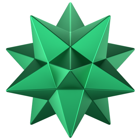 Star Abstract Shape  3D Icon