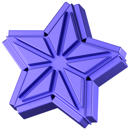 Star Abstract Shape  3D Icon