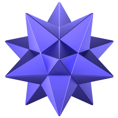 Star Abstract Shape  3D Icon