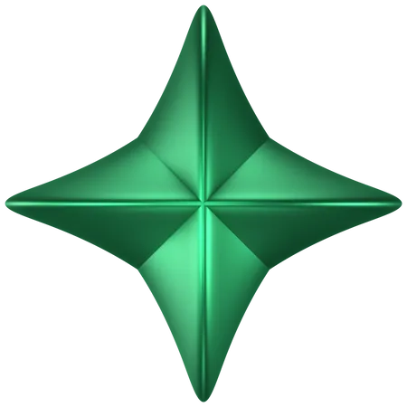 Star Abstract Shape  3D Icon