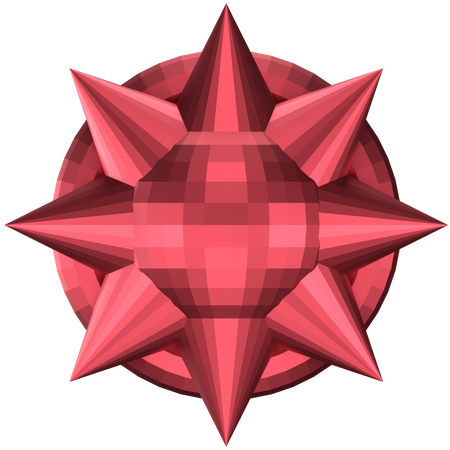 Star Abstract Shape  3D Icon