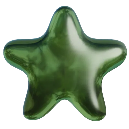 Star Abstract Shape  3D Icon