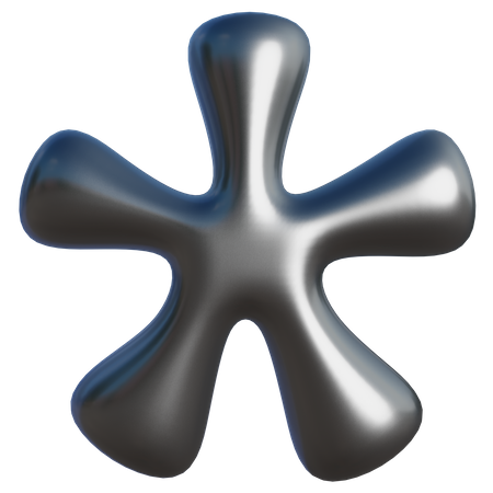 Star Abstract Shape  3D Icon