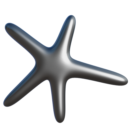 Star Abstract Shape  3D Icon