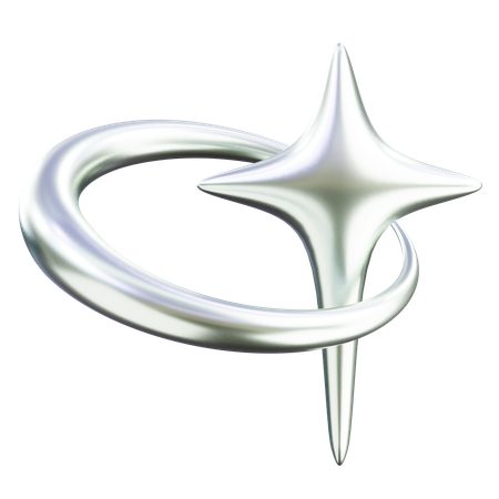 Star Abstract Shape  3D Icon