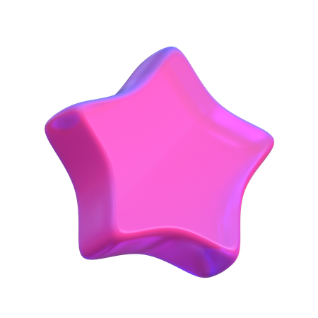 Star Abstract Shape  3D Icon