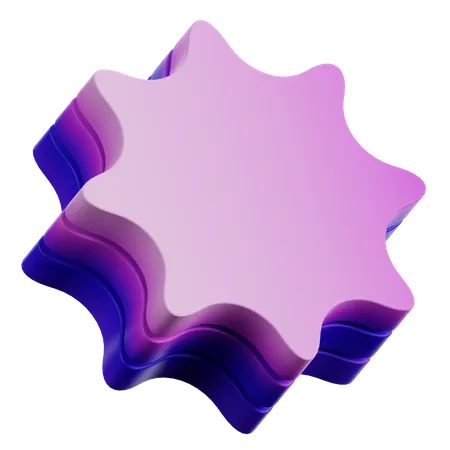 Star Abstract Shape 3D Icon