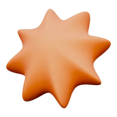 Star Abstract Shapes  3D Icon