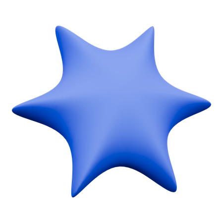 Star Abstract Shapes  3D Icon
