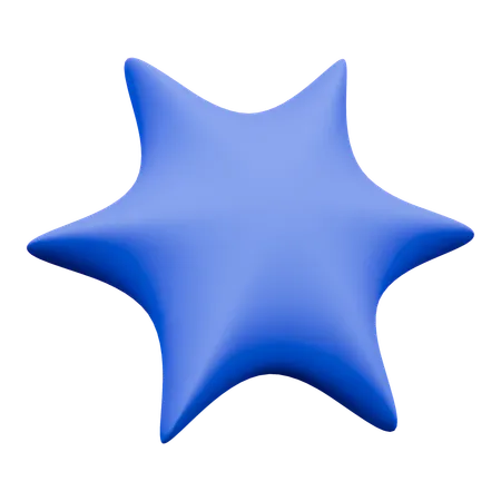 Star Abstract Shapes  3D Icon