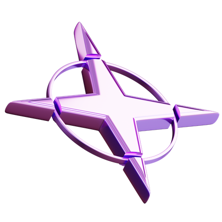 Star Abstract Star  3D Icon