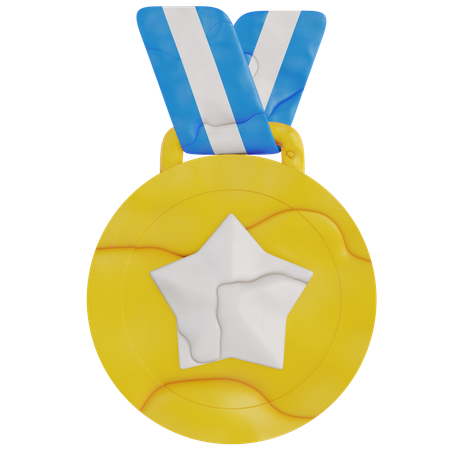 Star Achievement Medal  3D Icon