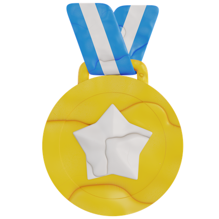 Star Achievement Medal  3D Icon