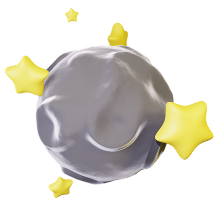 Star And Moon  3D Icon