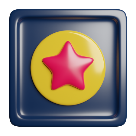 Star Award  3D Icon