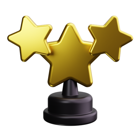 Star Award  3D Icon