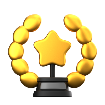 Star Award  3D Icon