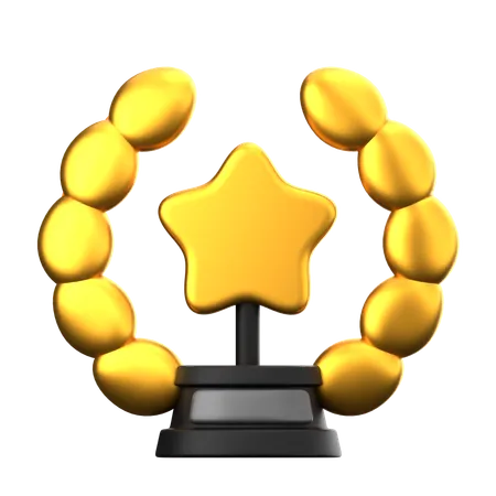 Star Award  3D Icon