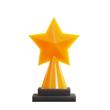 Star Award  3D Icon
