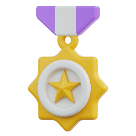 Star Badge  3D Icon