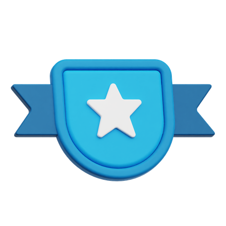 スターバッジ  3D Icon