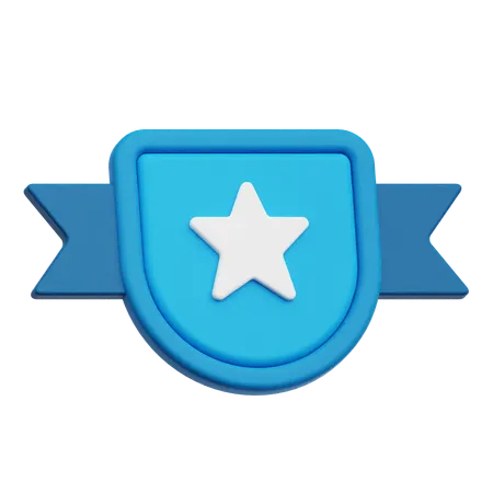 スターバッジ  3D Icon