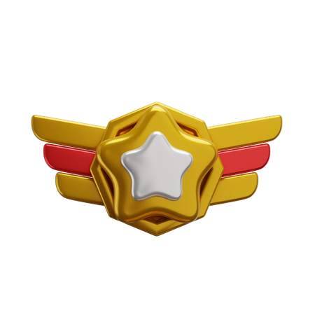 스타 배지  3D Icon