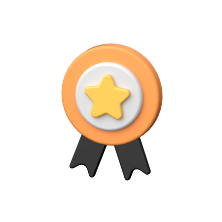 Star Badge  3D Icon