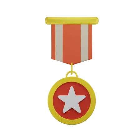 Star Badge  3D Icon