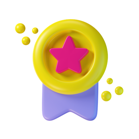 Star Badge  3D Icon