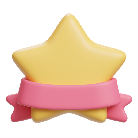 Star Badge  3D Icon