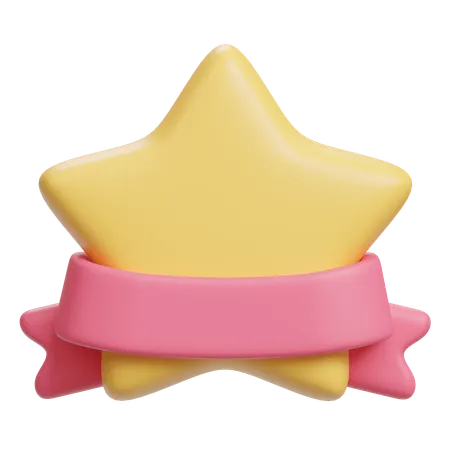 Star Badge  3D Icon