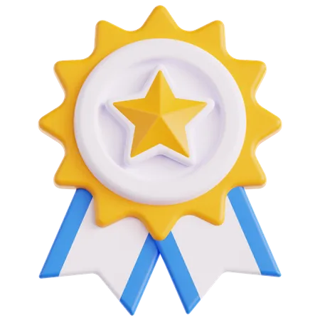 Star Badge  3D Icon