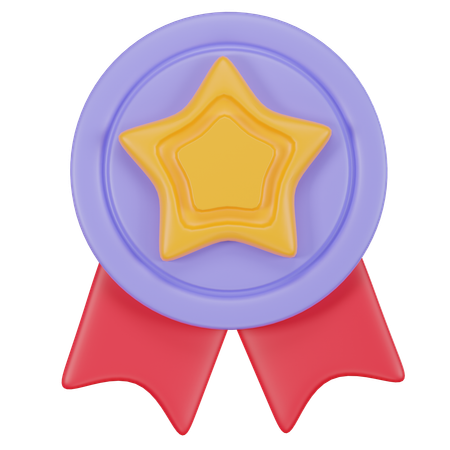 Star Badge  3D Icon