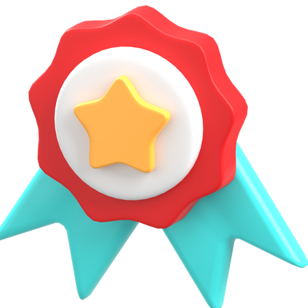 Star Badge  3D Icon