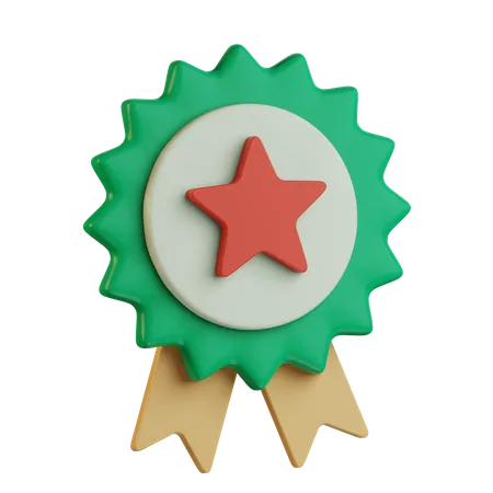 Star Badge  3D Icon