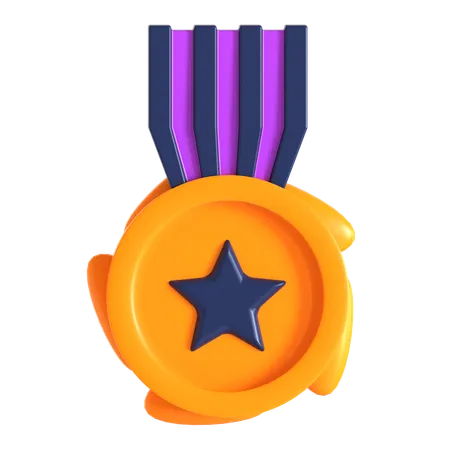 Star Badge  3D Icon