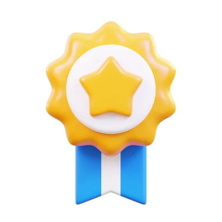 Star Badge  3D Icon