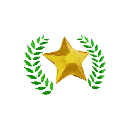 Star Badge  3D Icon