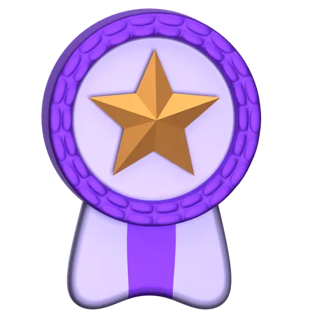 Star Badge  3D Icon