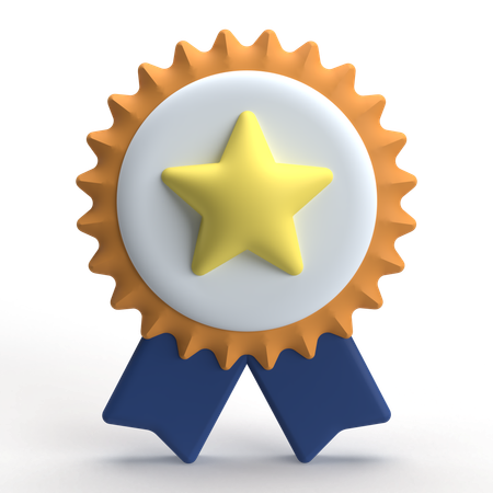 Star Badge  3D Icon