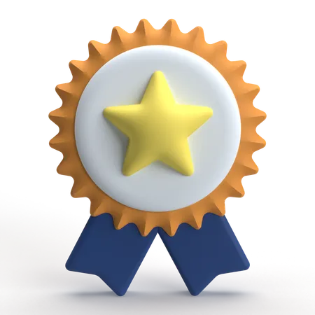 Star Badge  3D Icon