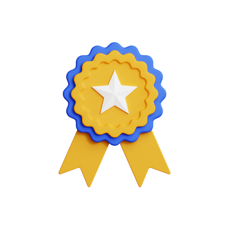 Star Badge  3D Icon