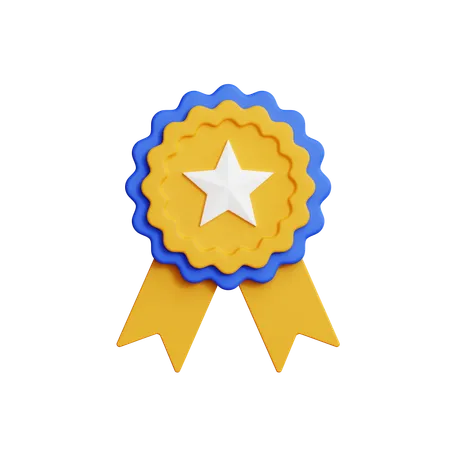 Star Badge  3D Icon