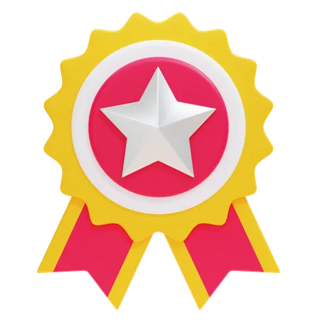 STAR BADGE  3D Icon