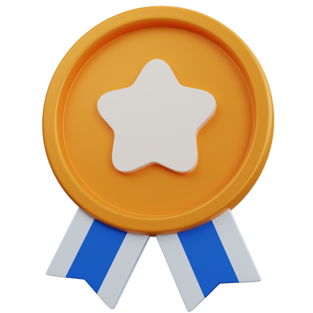 Star Badge  3D Icon