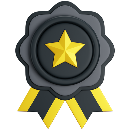 Star Badge  3D Icon