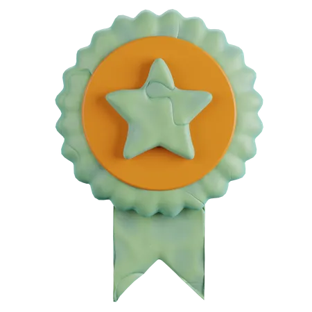 Star Badge  3D Icon