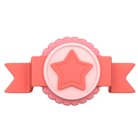 Star Badge  3D Icon