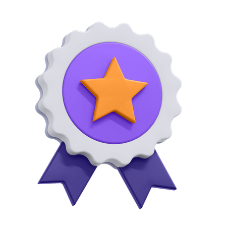 Star Badge  3D Icon